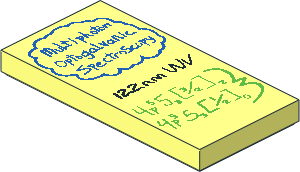 Tile  2 x  4 with "Multiphoton Optogalvanic Spectroscopy" and Mathematic Formula Pattern