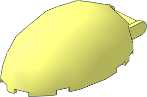 Windscreen  6 x  4 x  2 Bubble Canopy with Handle (Needs Work)