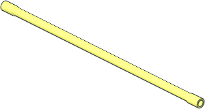 Technic Pneumatic Tube 16L with End Bulges