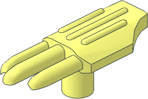 Minifig Weapon Bladed Claw