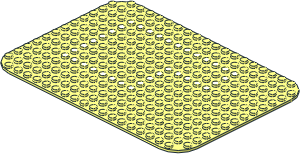 Baseplate 14 x 20 with Rounded Corners + Set 355 Dots Pattern