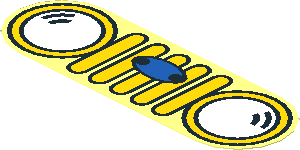 Sticker  1.2 x  3.6 Car Grille, Headlights and Badge