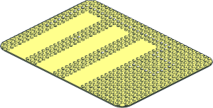 Baseplate 24 x 32 with Driveways and Set 347 Dot Pattern