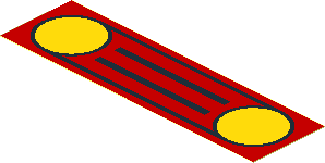 Sticker  1.1 x  3.9 with Black Car Grille and Yellow Headlights