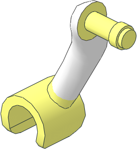 Figure Friends Female Right Arm with White Sleeve Pattern