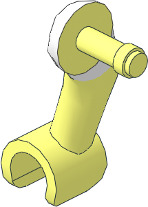 Figure Friends Male Right Arm with White Short Sleeve Pattern