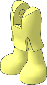 Figure Friends Legs with Long Skirt