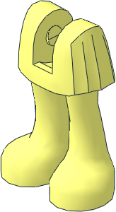 Figure Friends Legs with Pleated Skirt