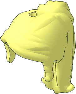 Figure Friends Hair Long with Ponytail and Side Bangs