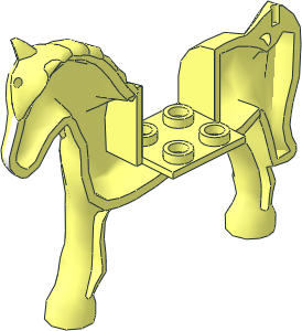 ~Animal Horse Friends Right with Light Blue Eyes and White Blaze Pattern