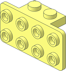 Bracket  1 x  2 -  2 x  4