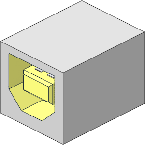 ~Electric Mindstorms NXT USB Type B Socket