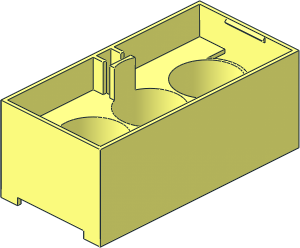 ~Train Body for Train Battery Box Car