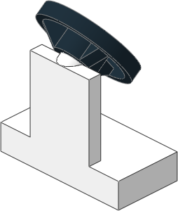 ~_Car Steering Stand and Wheel (Complete) White (Obsolete)