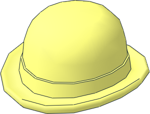 Minifig Hat Bowler