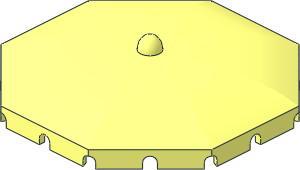 Umbrella  8 x  8 with Square Tabs