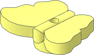 Animal Butterfly with Stud Tube and Pin Hole