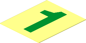 Sticker  1.2 x  1 with Green "1"