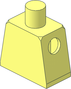 Minifig Torso with Slingshot on Back Pattern