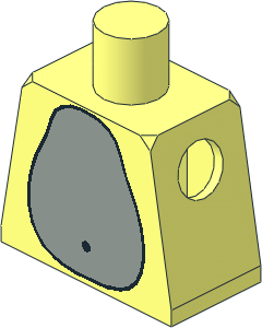 Minifig Torso with Light Grey Waist Pattern