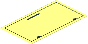 Sticker  3.4 x  1.9 with Refrigerator Door