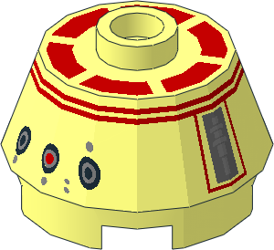 Cone  2 x  2 Truncated with SW R5 Red Pattern