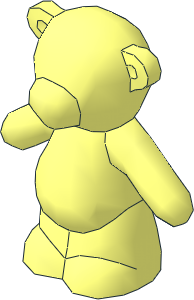 Minifig Teddy Bear with Arms Down