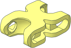 Constraction Connector  2 x  2 with Double Reinforced Ball Sockets