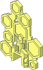 Constraction Weapon Hexagon Shield