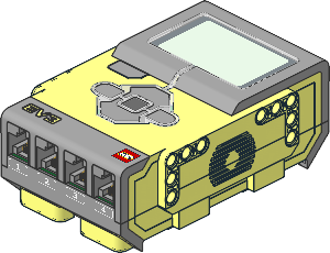 Electric Mindstorms EV3 without Bottom Lid
