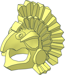 Minifig Headdress Aztec Bird