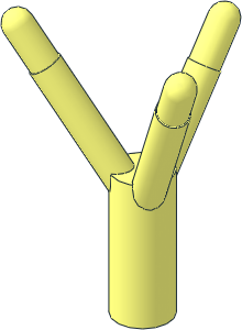 Plant Flower Stem with Bar