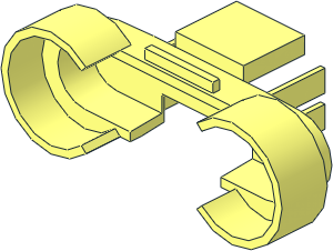~Electric Mindstorms EV3 Ultrasonic Sensor Back Tranducer Holder
