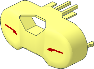 ~Electric Mindstorms EV3 IR Sensor Shell Front with Red Eye Pattern