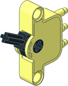Technic Pneumatic Valve with Axle Hole (Up Position)