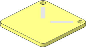 ~| Circuit Cubes Device PCB with LED Tracks Pattern
