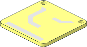 ~| Circuit Cubes Device PCB with Potentiometer Tracks Pattern