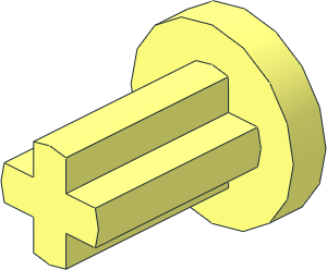 ~| Circuit Cubes Geared Motor Shaft