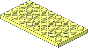 | Circuit Cubes Plate  4 x  8 with Holes