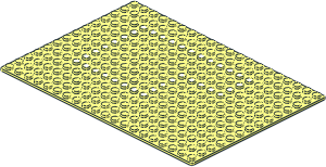 Baseplate 14 x 20 with Set 355 Dots Pattern