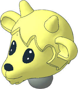 Figure Fabuland Goat Head  1 with Neck