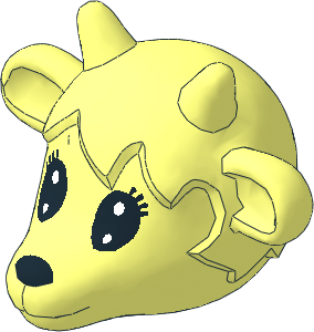 ~Figure Fabuland Goat Head  2