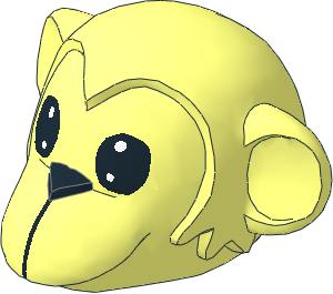 ~Figure Fabuland Monkey Head  1