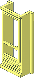 Mursten Door  1 x  2 x  4