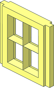 Mursten Window Pane  1 x  2 x  2