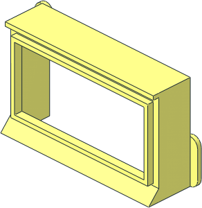 Mursten Window  1 x  4 x  2