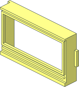 Mursten Window  1 x  6 x  3 Panorama