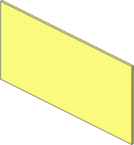 ~Mursten Glass for Window Pane  1 x  4 x  2