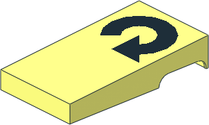 ~Electric Switch: Key Right with Right Rotating Arrow Pattern (Obsolete)