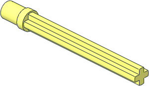 ~Technic Axle Flexible 26 Axle - 4.8L End
